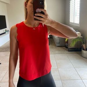 Summer red tank top! Perfect for work! size S